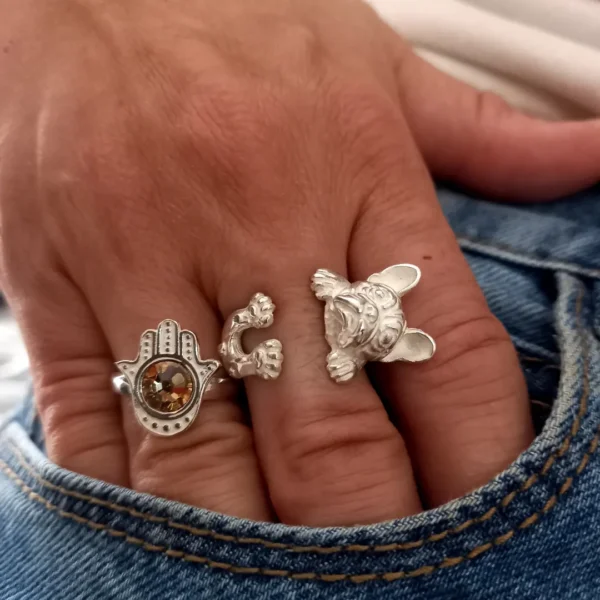 Anillo Bulldog abrazo - Imagen 2