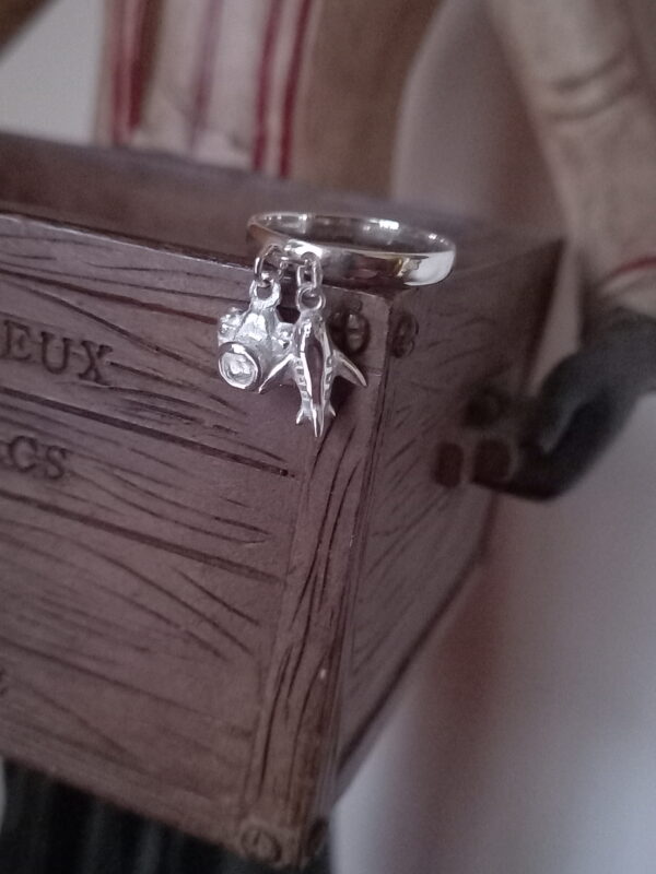 Anillo Alianza 2 dijes - Imagen 2
