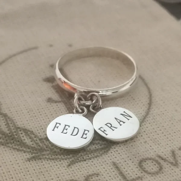 Anillo Alianza 2 dijes - Imagen 3