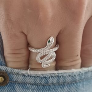 Anillo Serpiente cubic