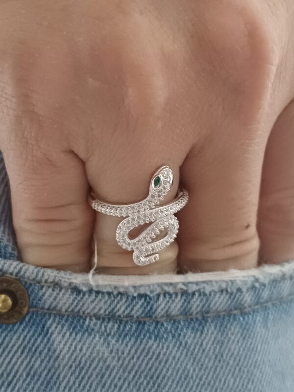 Anillo Serpiente cubic
